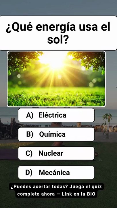 ☀️ Desafío de Ciencia: ¿Qué energía usa el sol? 🤔