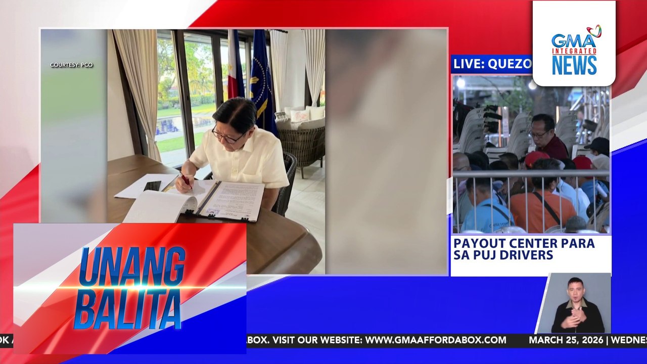 Panukalang magbibigay ng emergency powers sa pangulo para suspendihin o bawasan ang oil excise tax, ipinadala na sa office of the President | Unang Balita