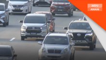 Aliran trafik lancar di lebuh raya bertol