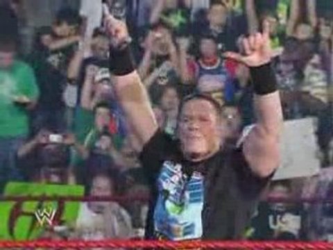 John Cena & Jeff Hardy vs Umaga & JBL 26/5/08 pt1