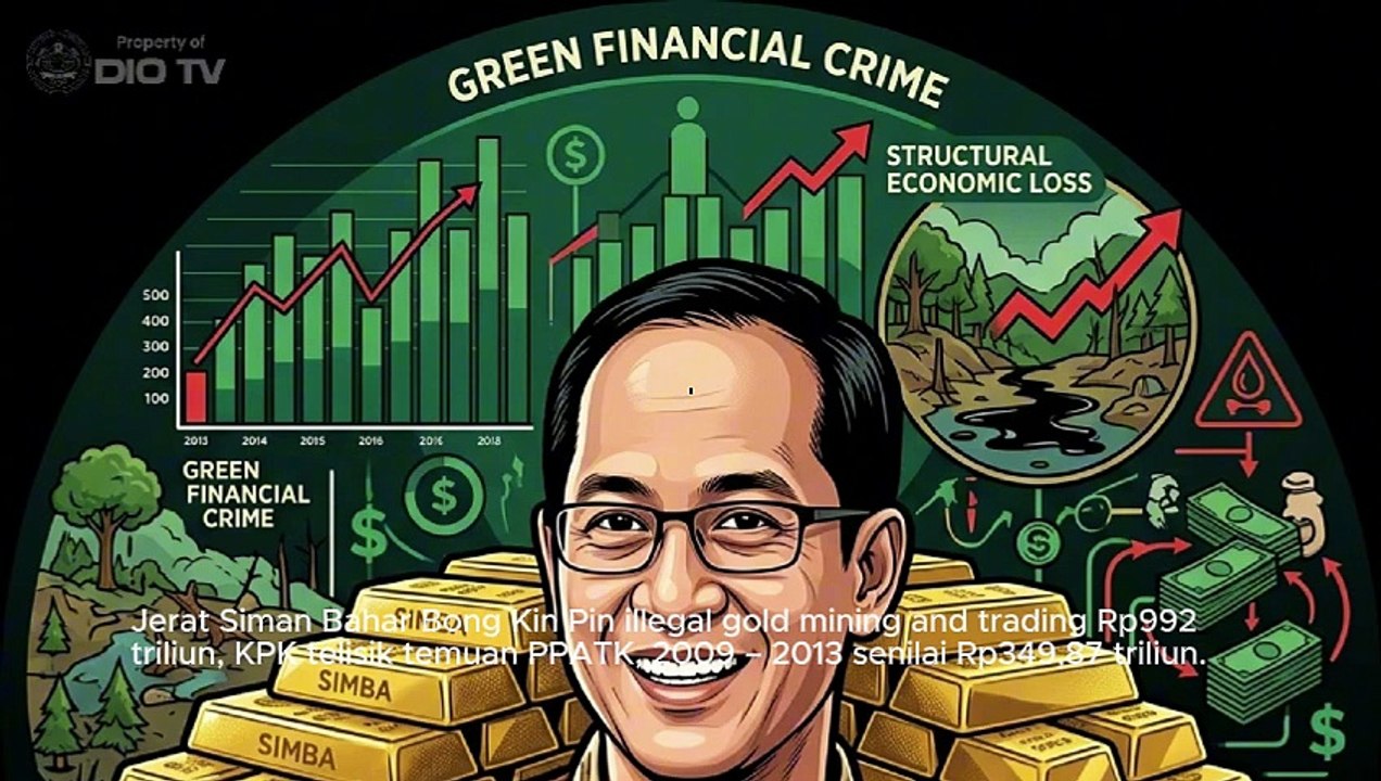Green Financial Crime Illegal Gold Mining and Trading Rugikan Negara Rp992 Triliun Siman Bahar Bong Kin Pin salah satunya