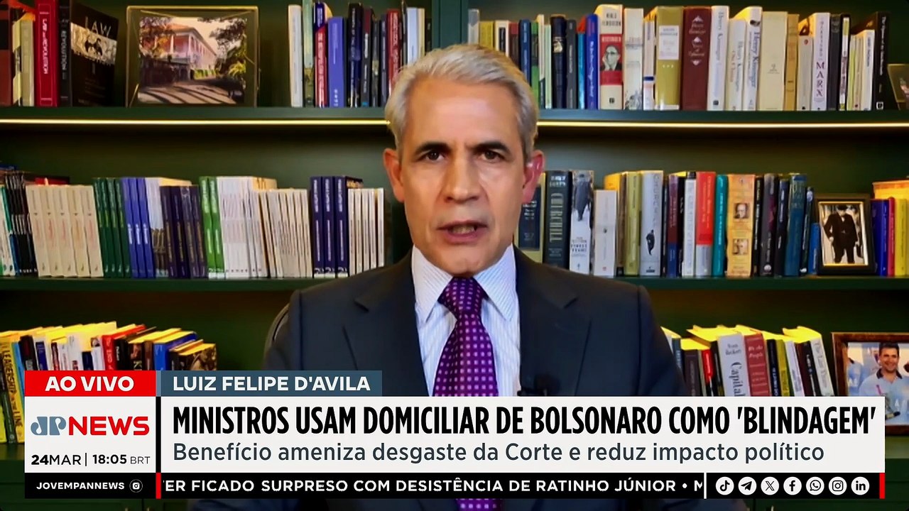 BOLSONARO EM DOMICILIAR / MINISTROS CITADOS POR VORCARO COBRAM APOIO | OS PINGOS NOS IS - 24/03/26