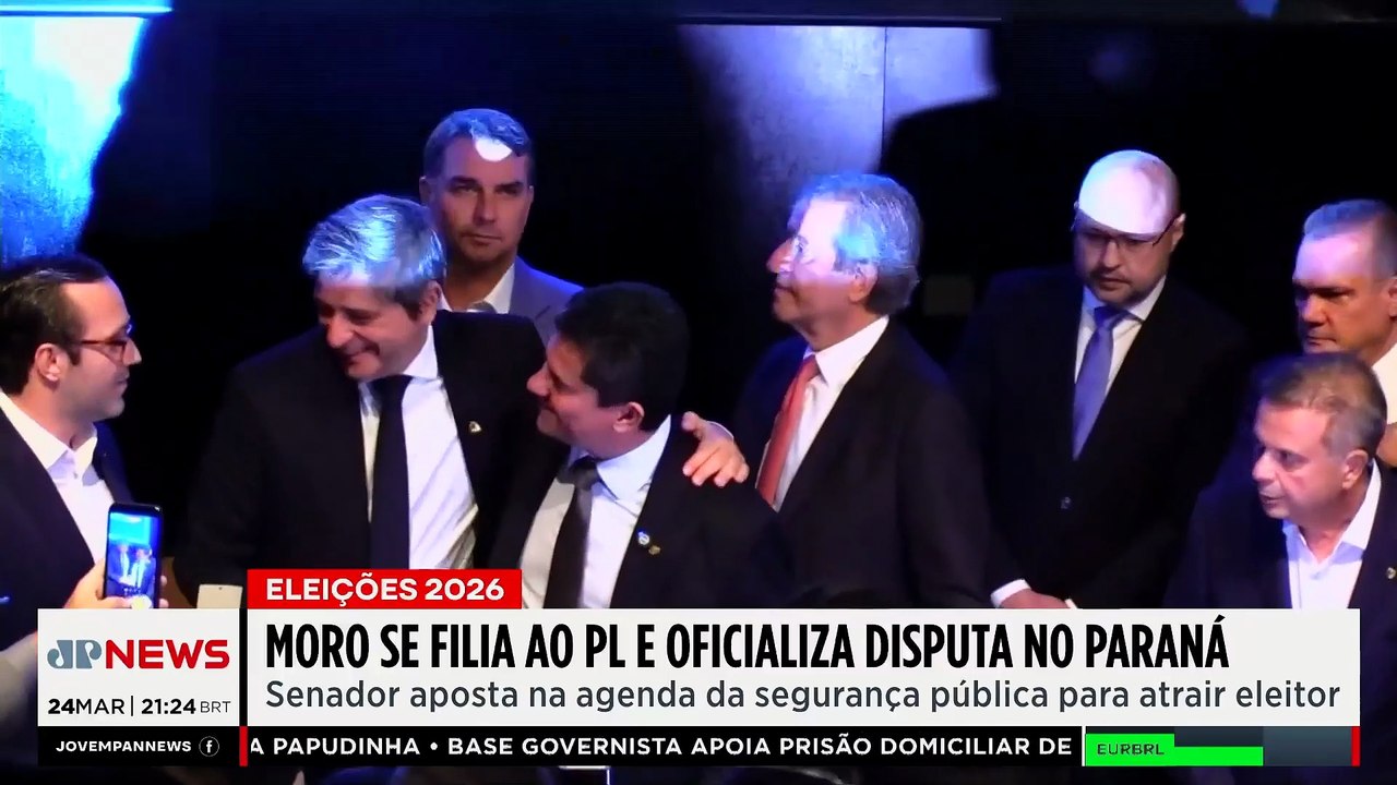 Moro se filia ao PL e oficializa pré-candidatura ao Governo do Paraná em 2026