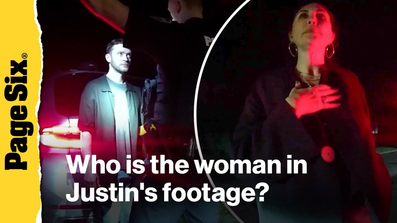 Who is the woman in Justin Timberlake's bodycam footage?