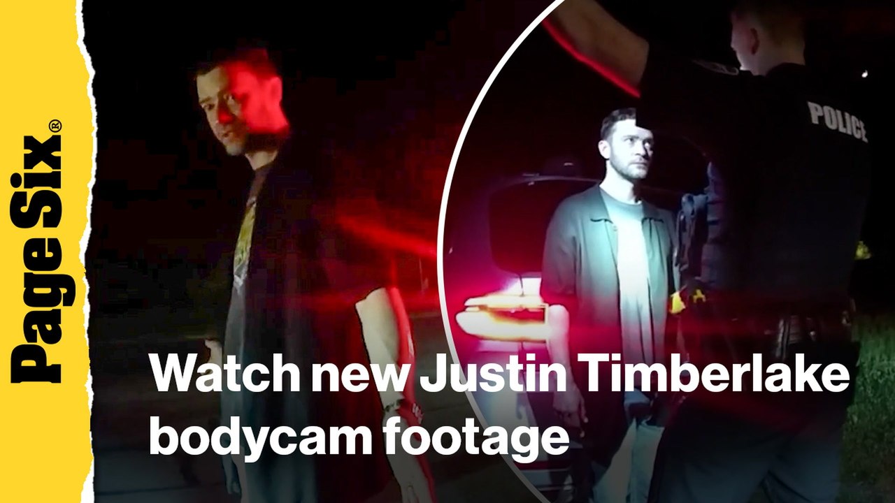 Watch newly released Justin Timberlake bodycam footage of his arrest