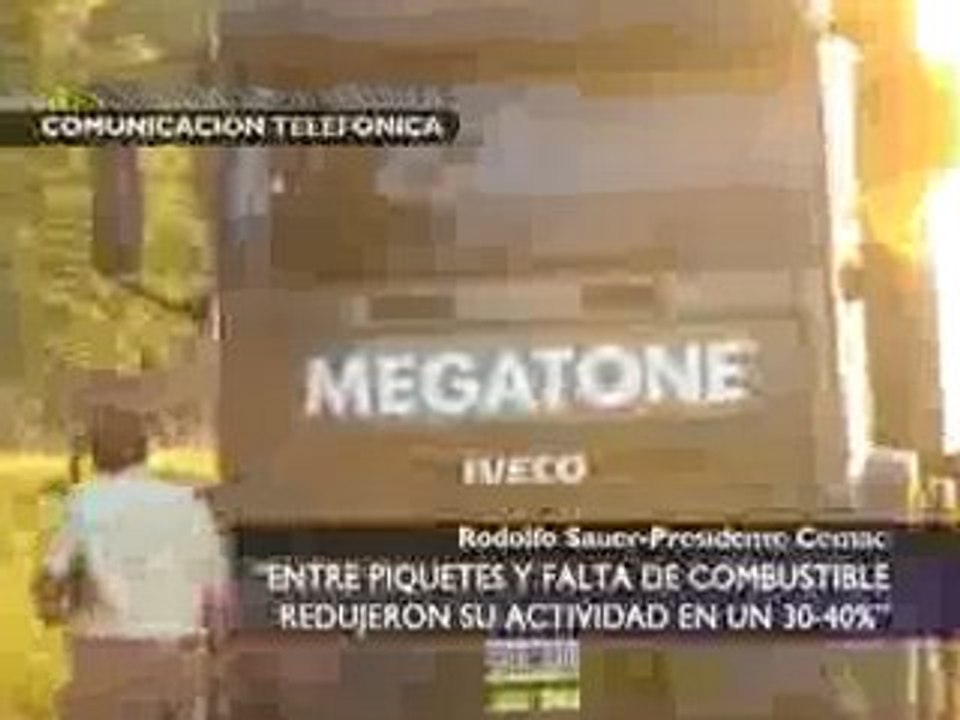 Transportistas misioneros redujeron su actividad en un 30-4