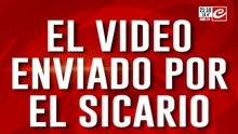 El video enviado por el sicario