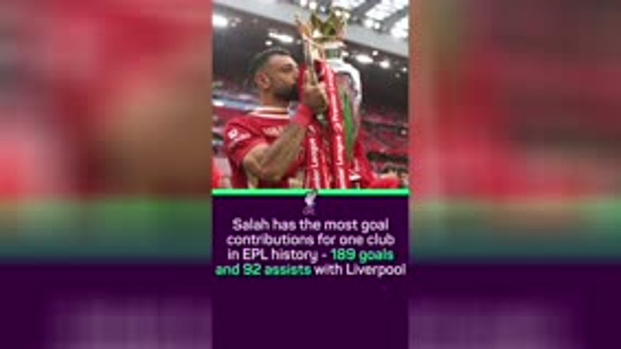 Salah's illustrious Liverpool career in numbers