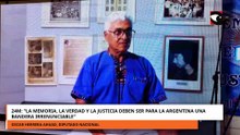 24M: La memoria, la verdad y la justicia deben ser una bandera irrenunciable para Argentina