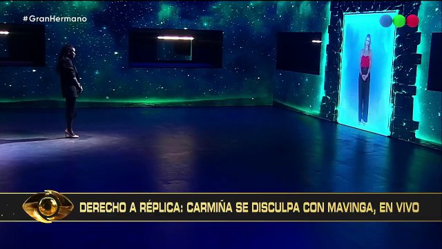 Mavinga aceptó las disculpas de Carmiña en Gran Hermano