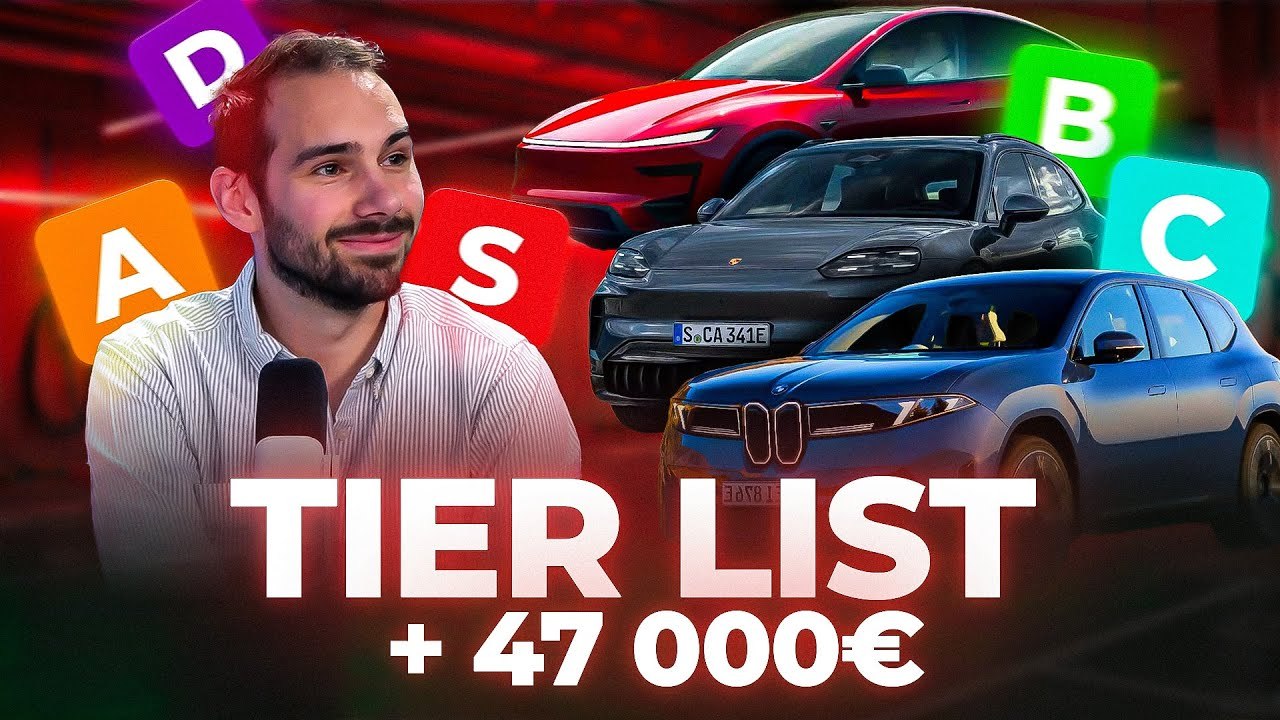 Tier List XXL à plus de 47 000 € : quelle voiture électrique est vraiment la meilleure ?