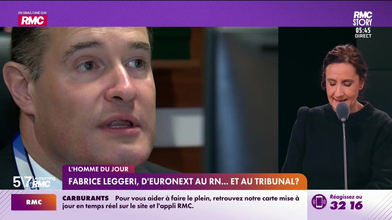 Le Portrait de Virginie Phulpin : Fabrice Leggeri, d'Euronext au RN... et au tribunal ? - 25/03