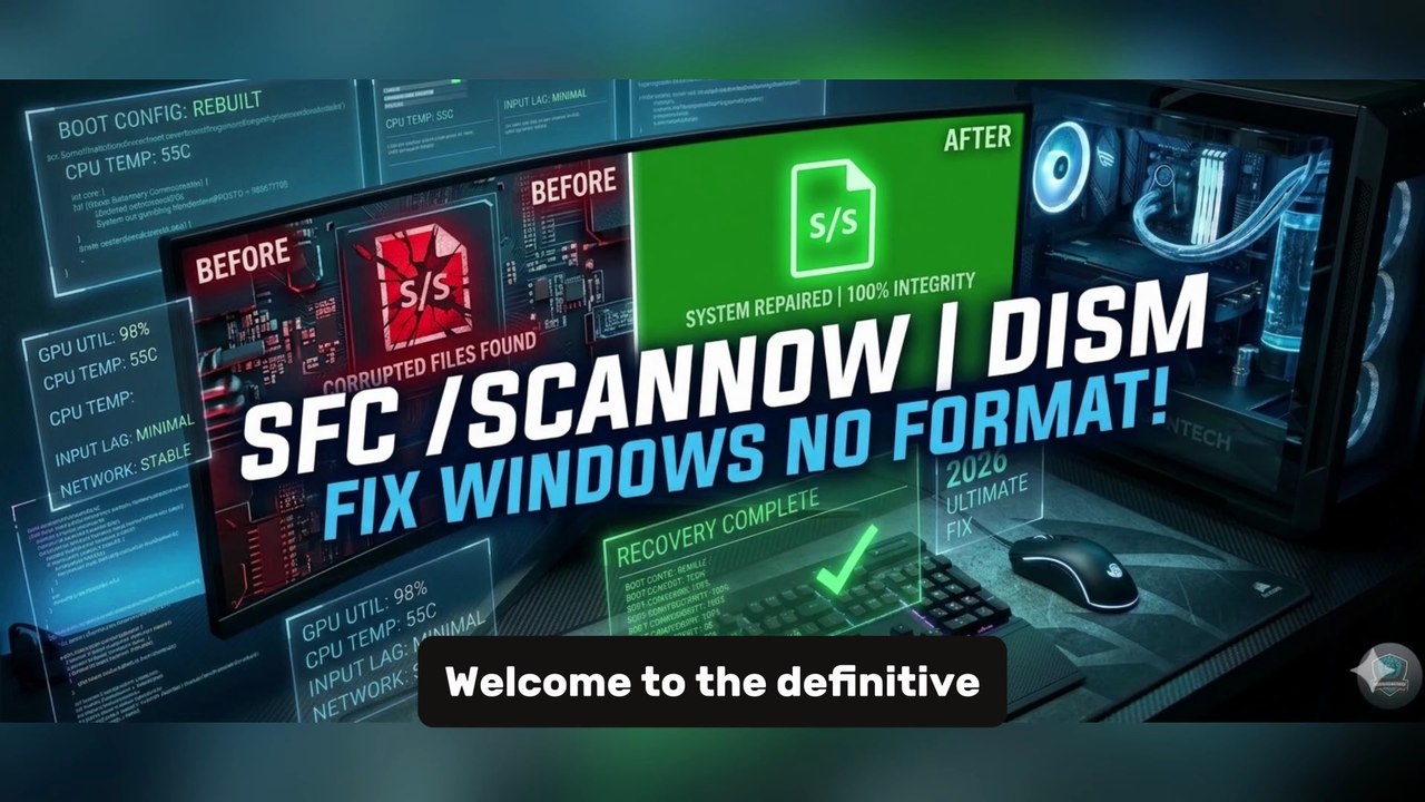 How to FIX Windows Errors (4K Remaster 2026) - System Repair Forecast: +95% Corruption Removal