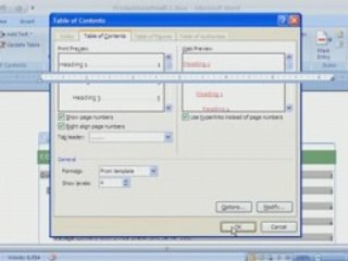Word 2007 Demo (2/2): Table Of Contents