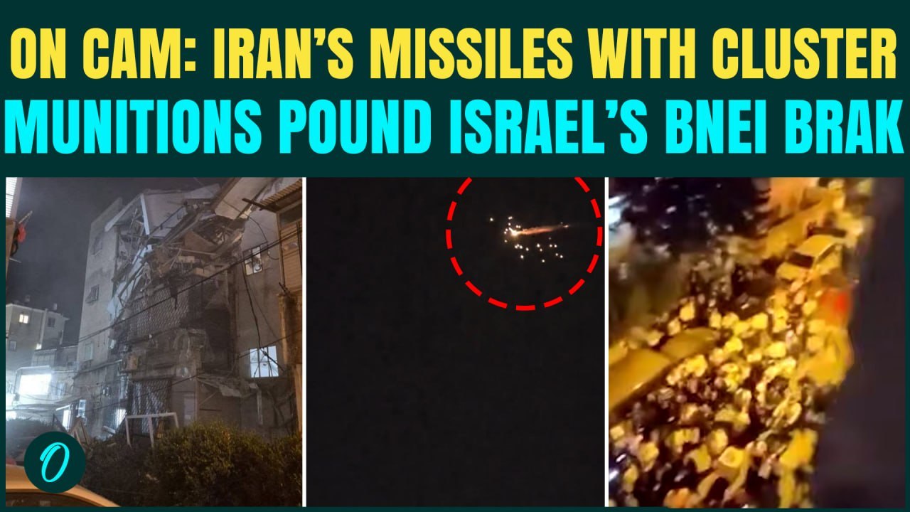 Iran Missiles SHATTER Iron Dome? Bloodshed in Israel’s Bnei Brak as Iran’s CLUSTER BOMBS Strike