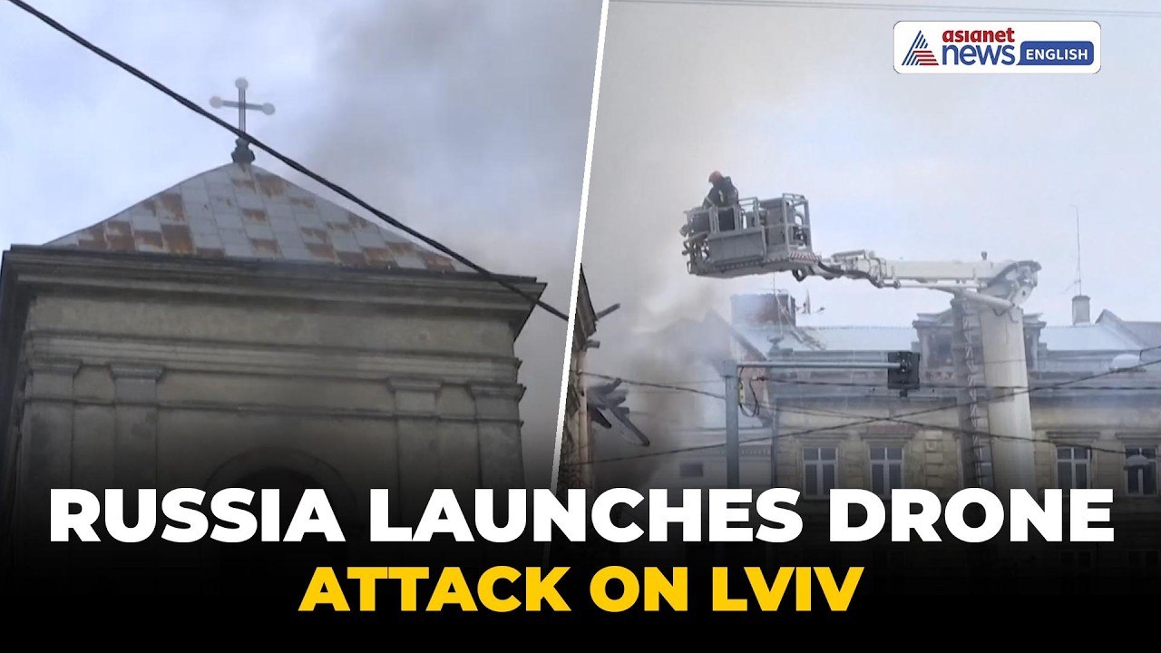 Russian Drone Strike Hits Lviv, 22 Injured | Ukraine Under Attack | War News | World