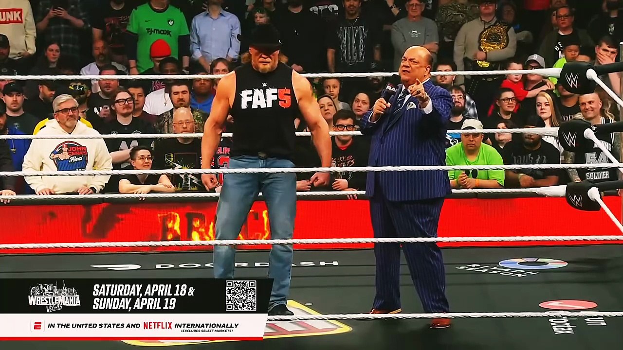 Oba Femi again LEVELS Brock Lesnar: Raw Highlights, March 23, 2026