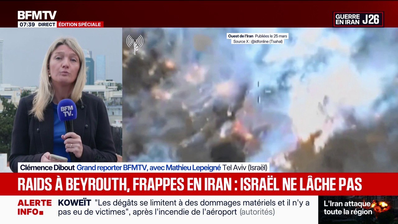 Guerre au Moyen-Orient: l'armée israélienne affirme avoir frappé le sud du Liban et l'Iran