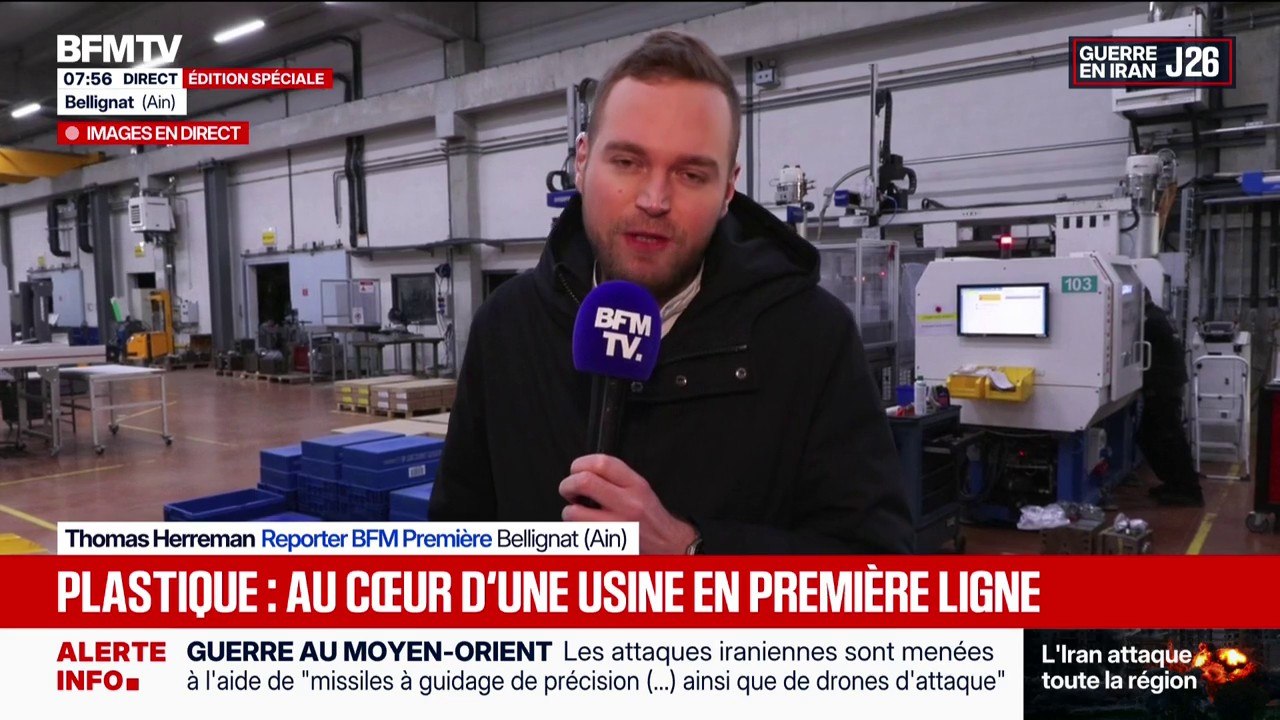 Avec la guerre au Moyen-Orient, la filière du plastique touchée de plein fouet en France