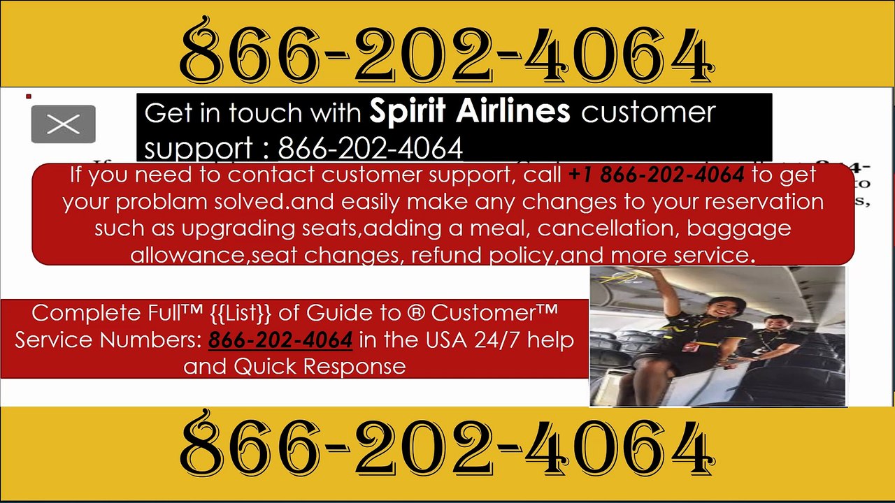 【Spirit Airlines】{ { Customer Service Helpline Numbers (+1-866.202.4064 }} Step by Step Help for Calls, Chats & Email