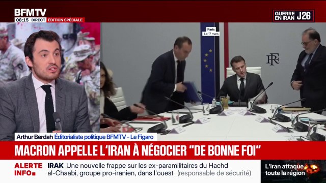 Guerre au Moyen-Orient: Emmanuel Macron a rappelé à l'Iran la nécessité de mettre fin aux attaques inacceptables
