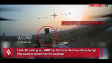 Iraklı Şii milis grup, ABD'nin Victoria Üssü'ne düzenlediği İHA saldırısı görüntülerini paylaştı