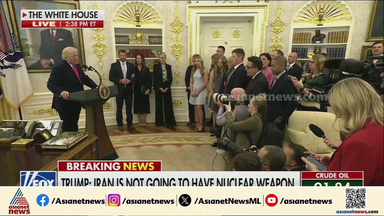 യുദ്ധം അവസാനിപ്പിക്കാന്‍ ചര്‍ച്ചകള്‍ നടക്കുന്നതായി ട്രംപ്; ഇറാനെതിരെ ആക്രമണം തുടര്‍ന്ന് അമേരിക്കയും