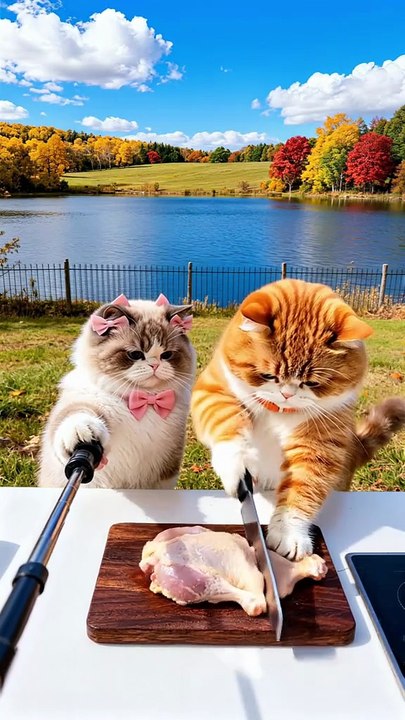 Mon chat fait ses courses