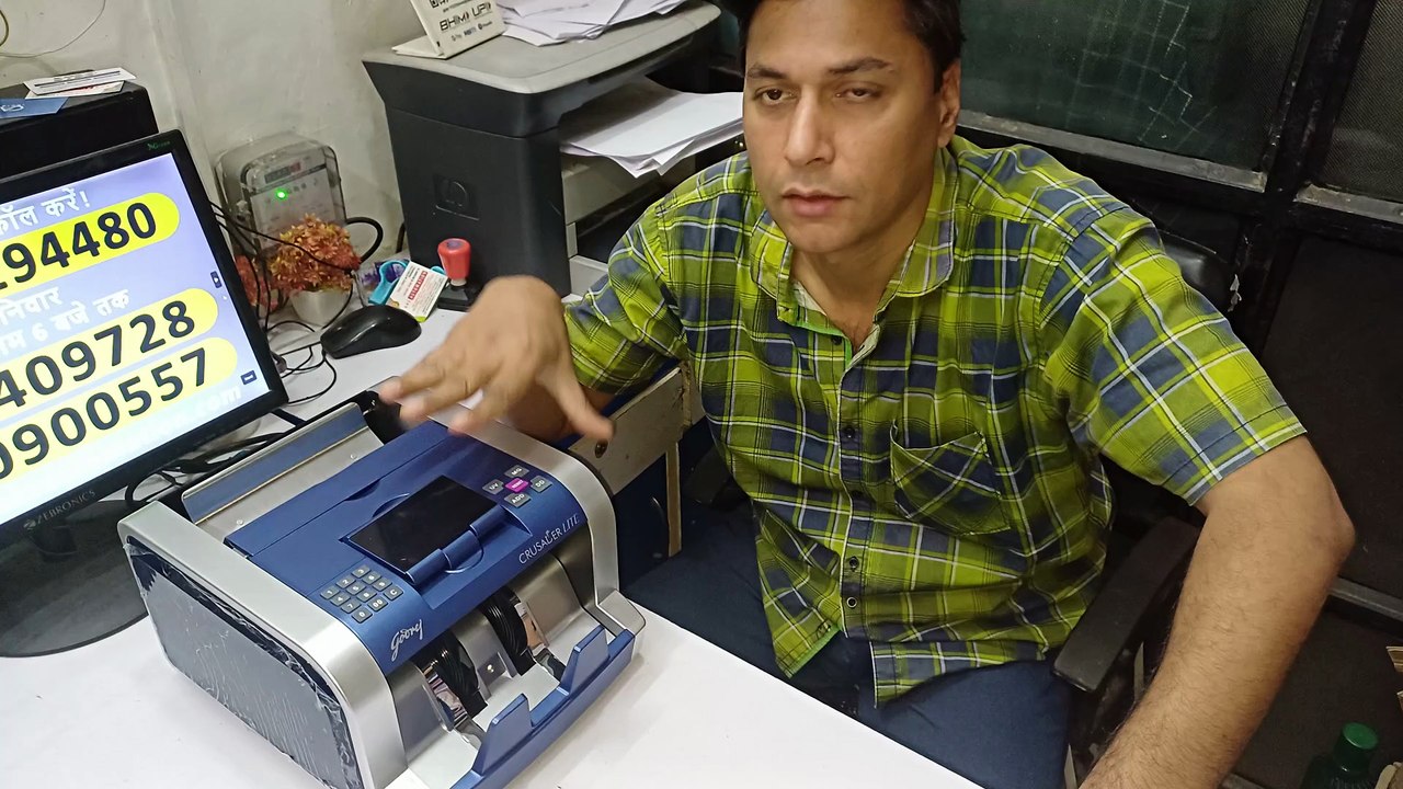 Godrej Crusader Lite Note Counting Machine Supplier | Defence Colony, Sewa Nagar, Lodhi Road & Jor Bagh