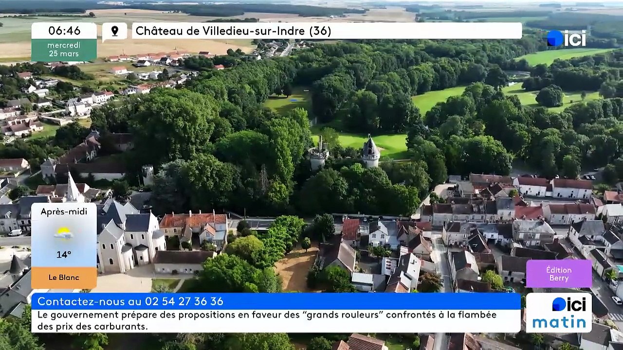 25/03/2026 - ici matin par ici Berry en vidéo