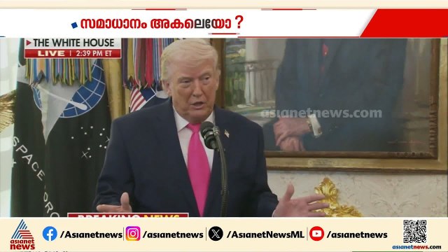 യുദ്ധം അവസാനിപ്പിക്കാന്‍ ചര്‍ച്ചകള്‍ നടക്കുന്നതായി ട്രംപ്; ഇറാനെതിരെ ആക്രമണം തുടര്‍ന്ന് അമേരിക്കയും