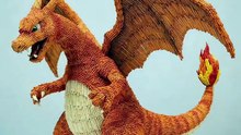 Charizard evolves into Mega Charizard X
