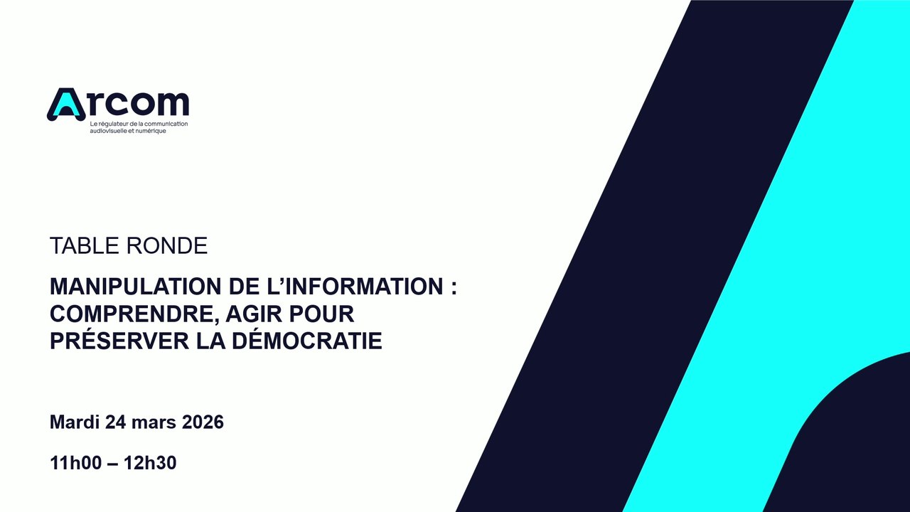 Conférence sur la manipulation de l’information : comprendre, agir pour préserver la démocratie
