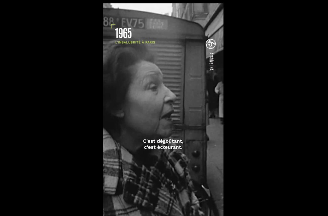 1965 : micro-trottoir sur l'insalubrité à Paris