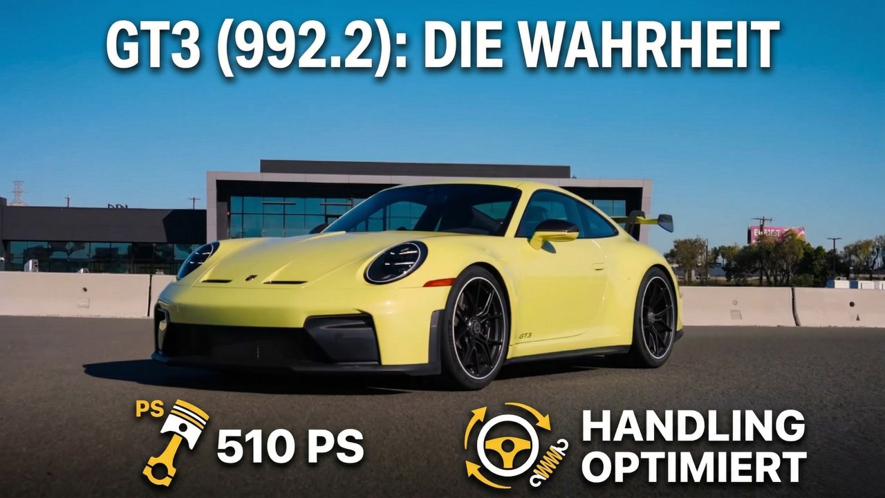 2026 Porsche 911 GT3 Typ 992.2 – Puristischer Saugmotor lebt weiter