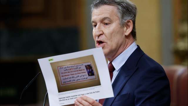 Feijóo le recuerda a Sánchez que su cara está en los misiles de Irán:  "Ahórrese sus sermones"