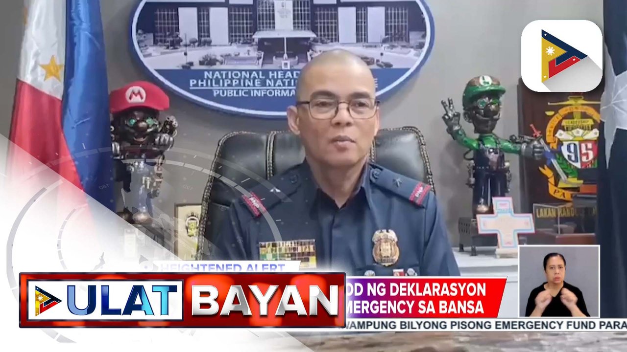 PNP, naka-alerto na kasunod ng deklarasyon ng state of national energy emergency sa bansa