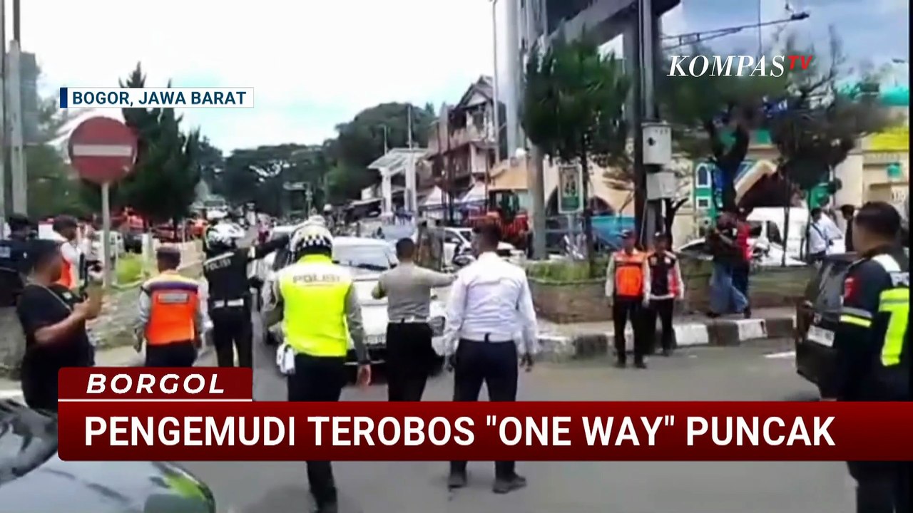 Aksi Pengemudi Terobos One Way di Puncak | BORGOL