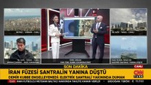 İran füzesi santralin yanına düştü