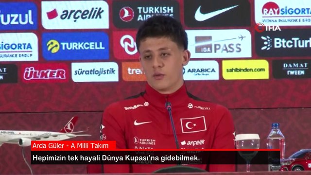 Arda Güler: Tek hayalimiz Dünya Kupası'na gidebilmek