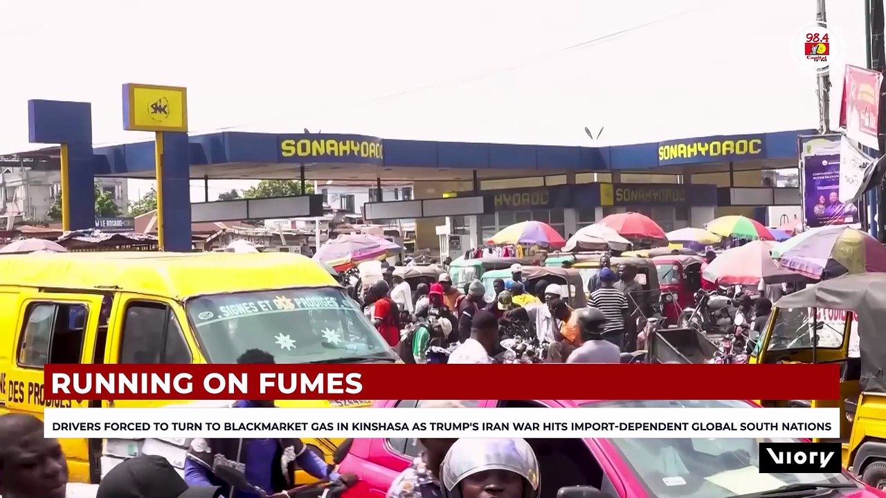 Running on fumes - Drivers forced to turn to blackmarket gas in Kinshasa as Trump's Iran war hits