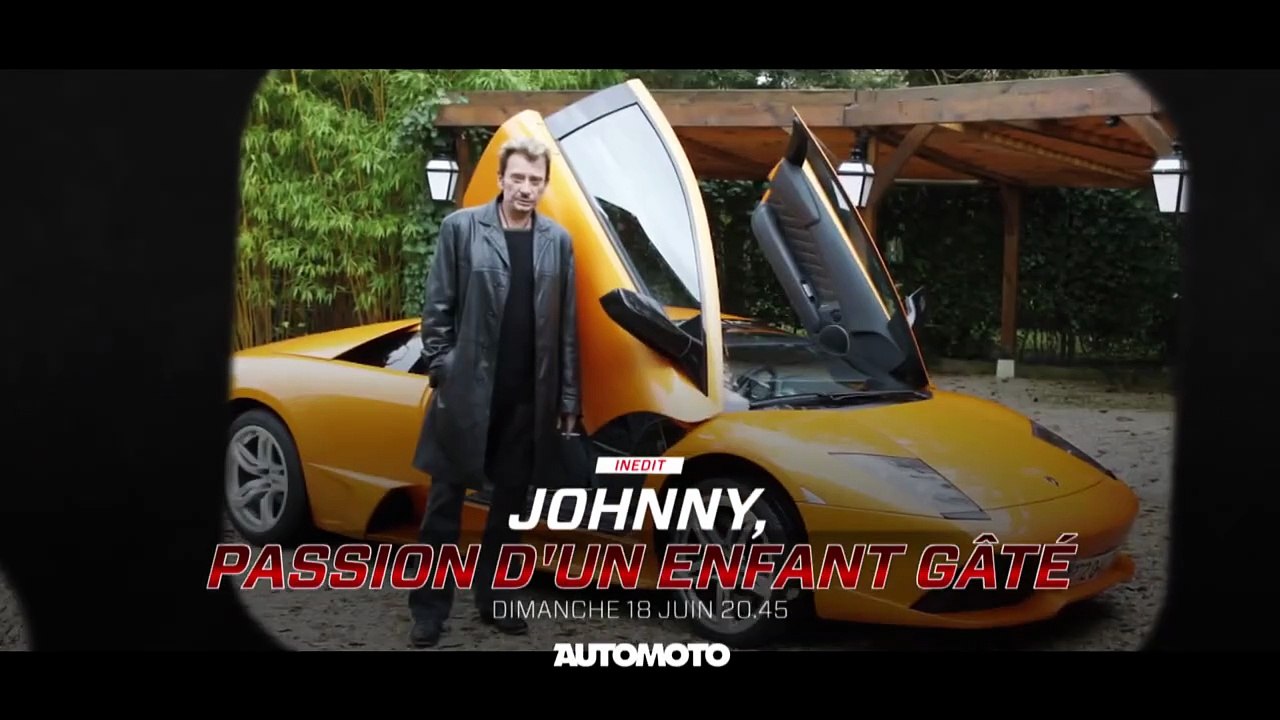 2023 – Johnny Hallyday – Bande-annonce Johnny, passion d’un enfant gâté (Automoto, TF1, 17 Juin)