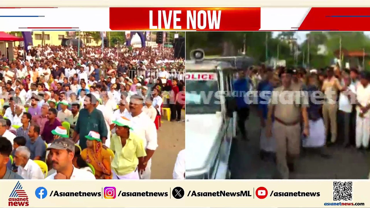 യുഡിഎഫ് മഹാറാലി; മല്ലികാർജുൻ ഖർഗെ കോഴിക്കോട് കടപ്പുറത്തെ വേദിയിലെത്തി