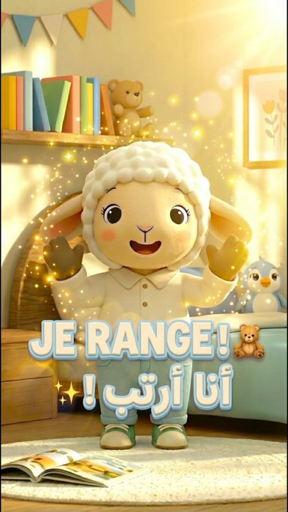 Bravo Soufy ! Aujourd'hui, notre petit mouton préféré apprend l'importance du rangement. ✨🧸أحسنت يا سوفي! اليوم، يتعلم صديقنا الصغير أهمية الترتيب. ✨🧸👉 Plus de vidéos et de chansons sur notre chaîne !👉 المزيد من الفيديوهات والأناشيد على قناتنا!