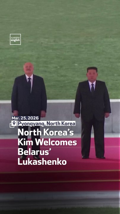 North Korea’s Kim Welcomes Belarus’ Lukashenko