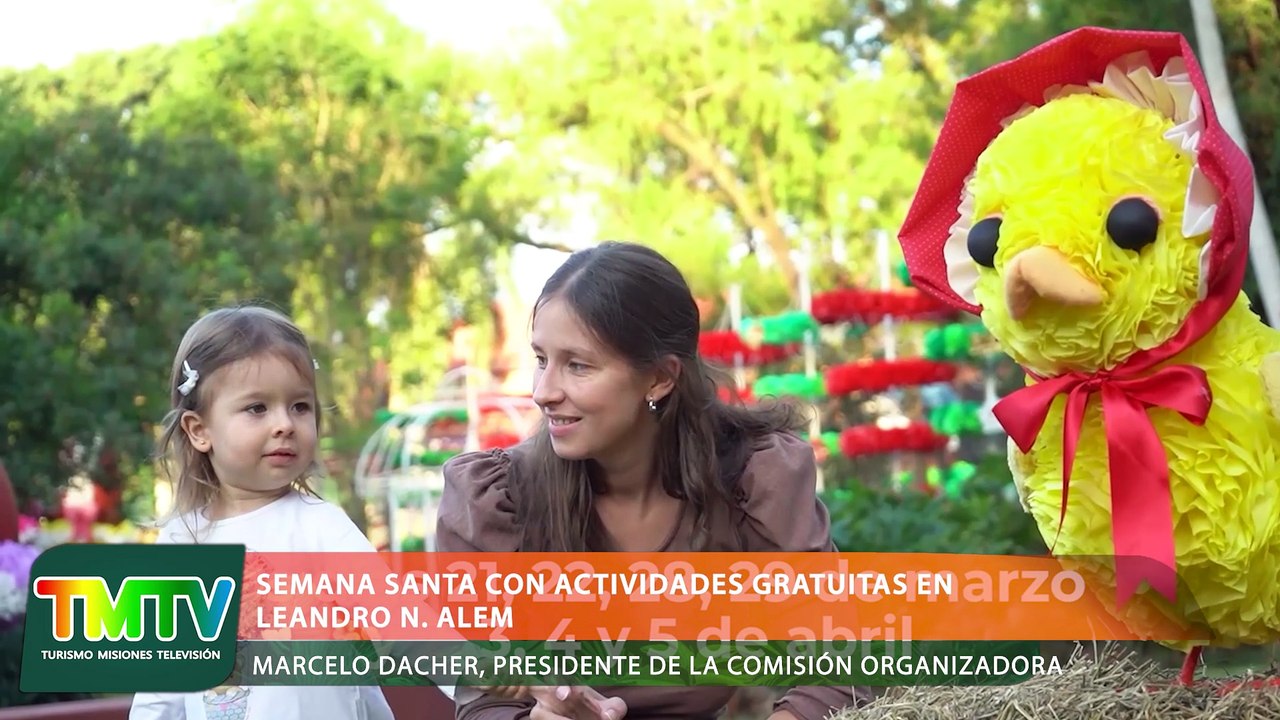 Semana Santa con actividades gratuitas en Leandro N. Alem