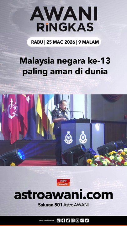 #AWANIRingkas 25 Mac 2026 | 9PM