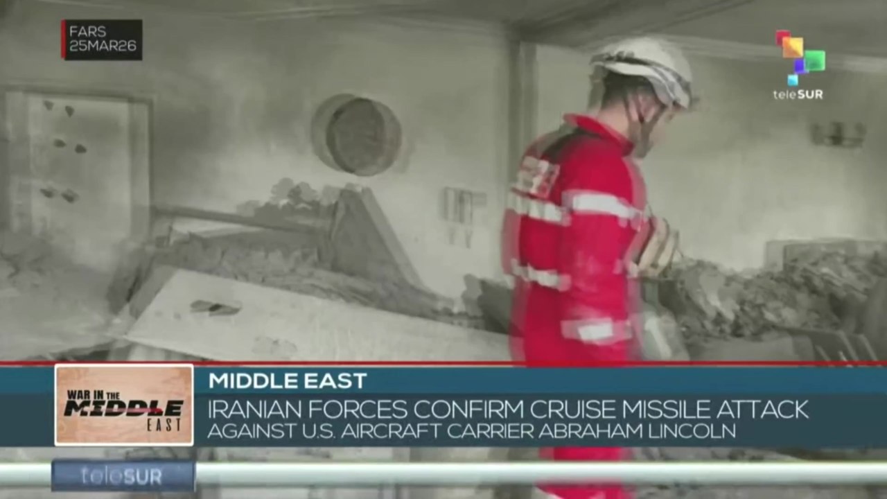 Iranian forces confirm cruise missile attack against US aircraft carrier Abraham Lincoln