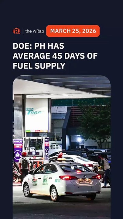 DOE’s Garin says PH has average 45 days of fuel supply, down by 10 days since war began
