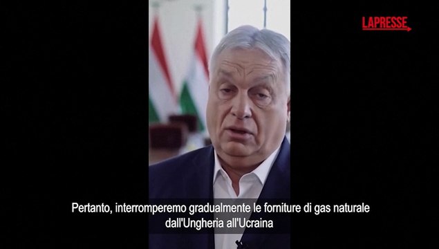 Orban: Finch? Kiev non fornir? petrolio, non ricever? gas dall'Ungheria